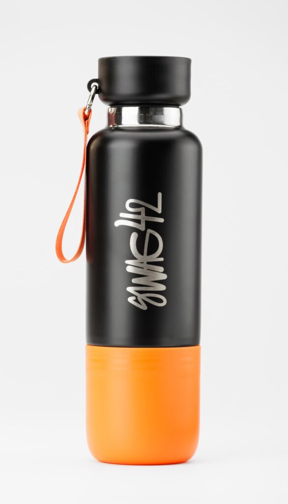 Branded water bottle