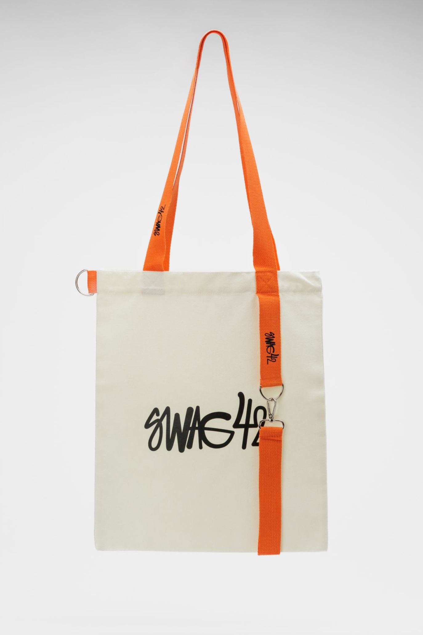 White custom shopper bag
