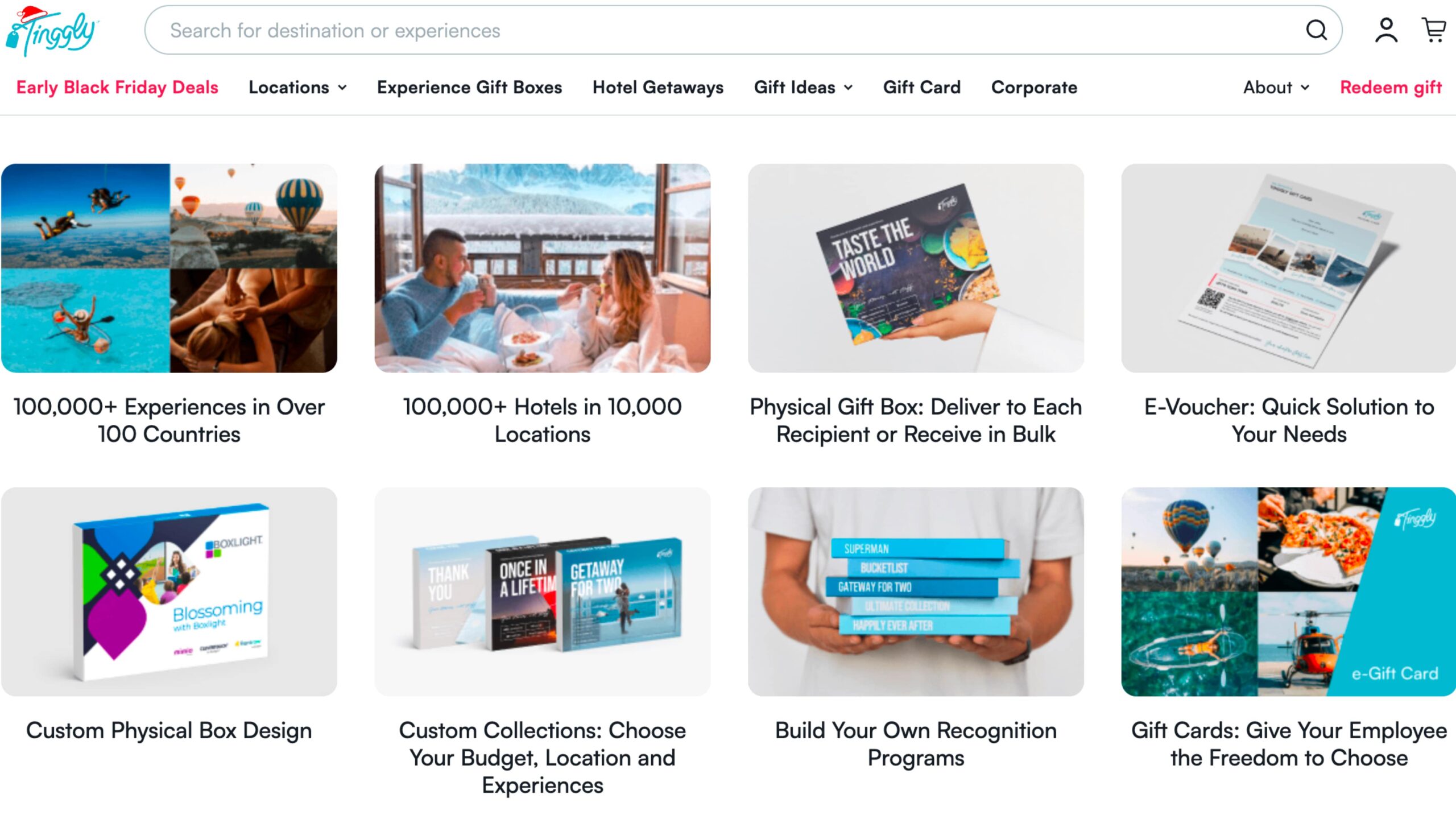 Tinggly corporate gifting platform
