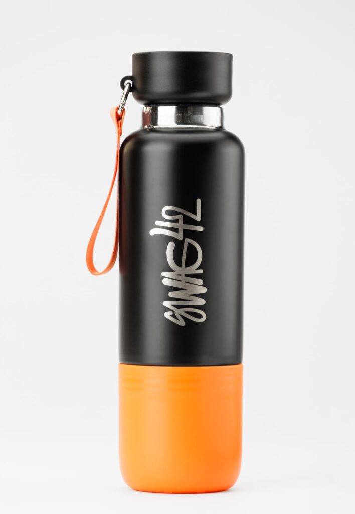 Branded water bottle