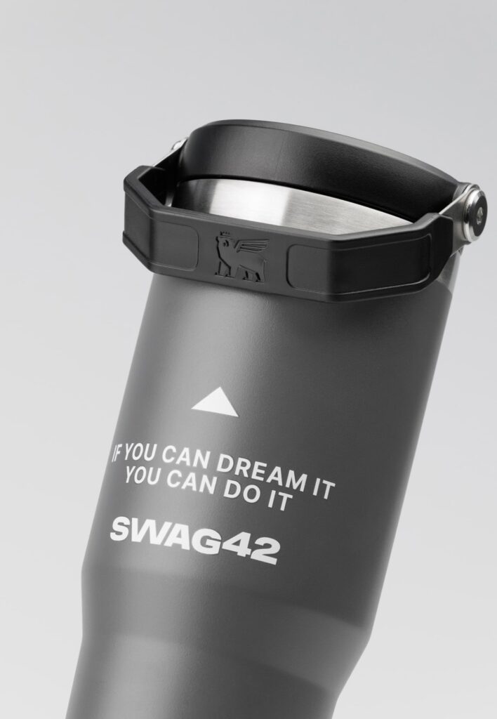 Branded Stanley tumbler