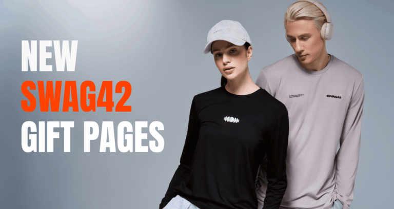 Self-ordering gift pages for branded corporate gifts