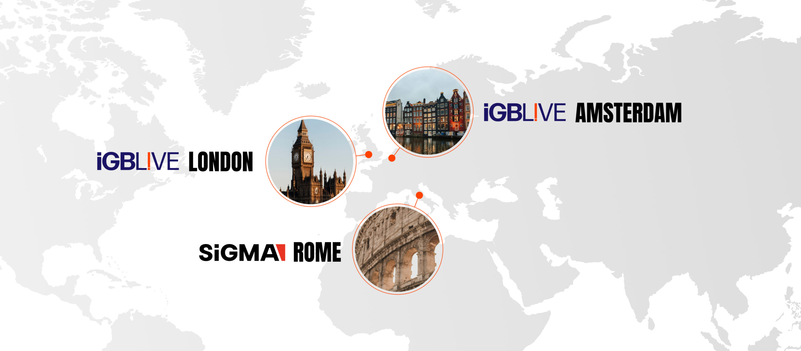 Custom event merchandise delivery map