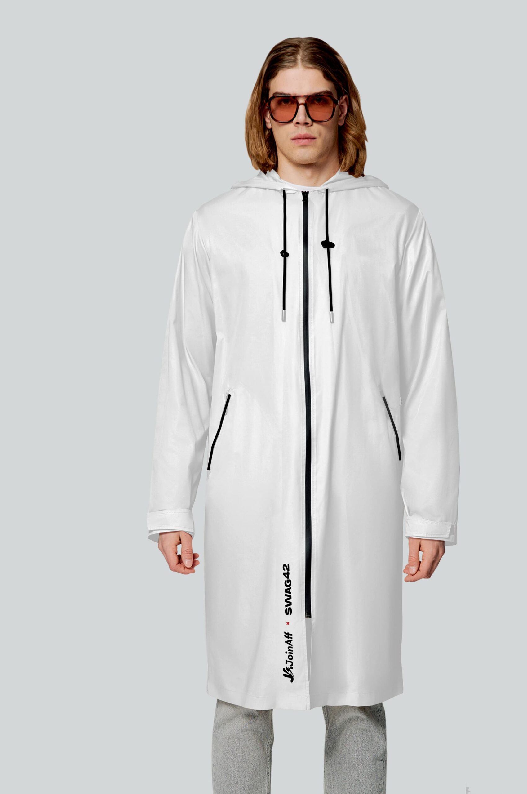 Custom raincoat for custom ebent merchandise