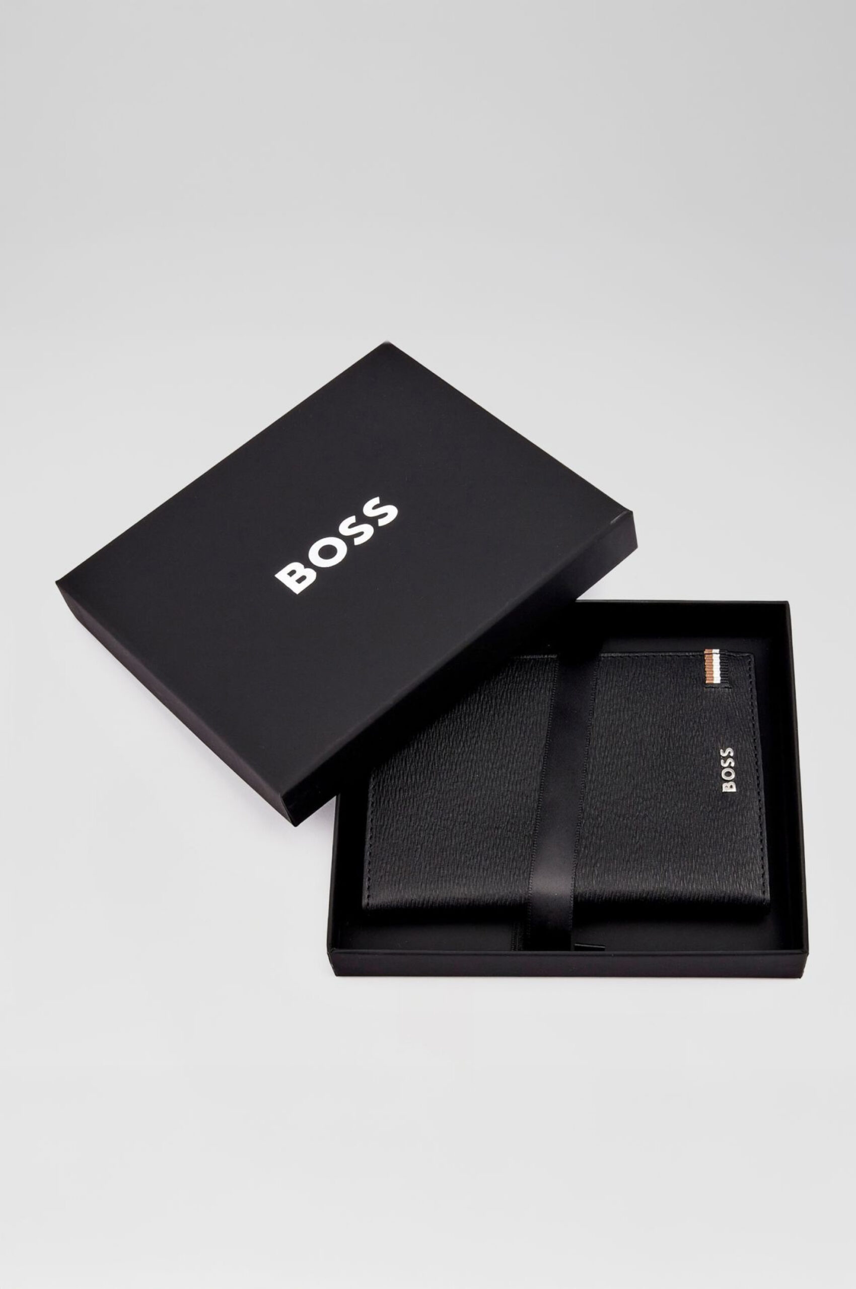 BOSS Iconic Leather Passport Holder for luxury gifts
