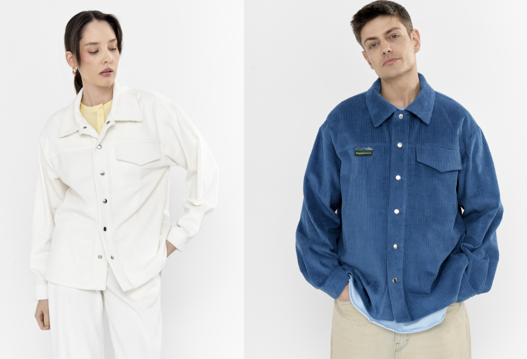 Unisex Corduroy Button Shirt