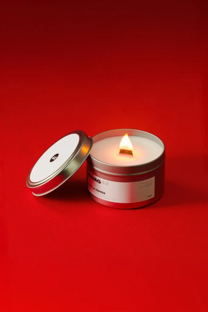 Aroma Soy Candle in a Metal Jar
