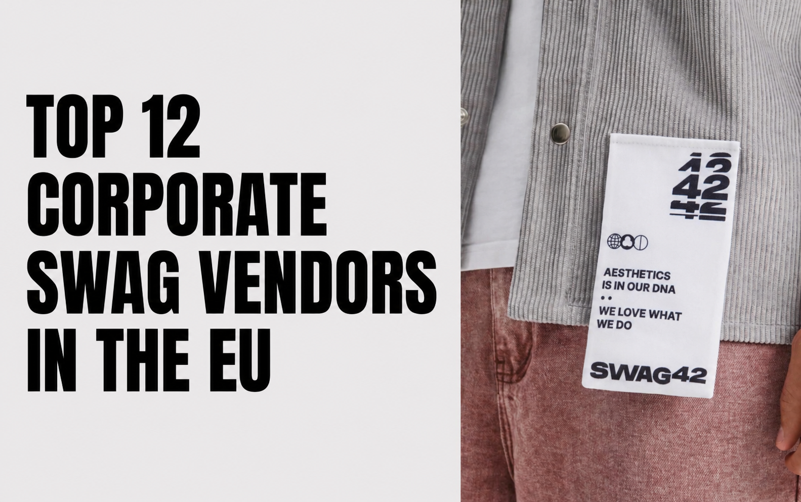 12 best corporate swag and merch vendors in Europe (2026)