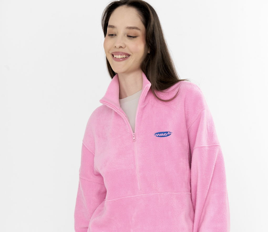 Quarter Zip Fleece Sweatshirt