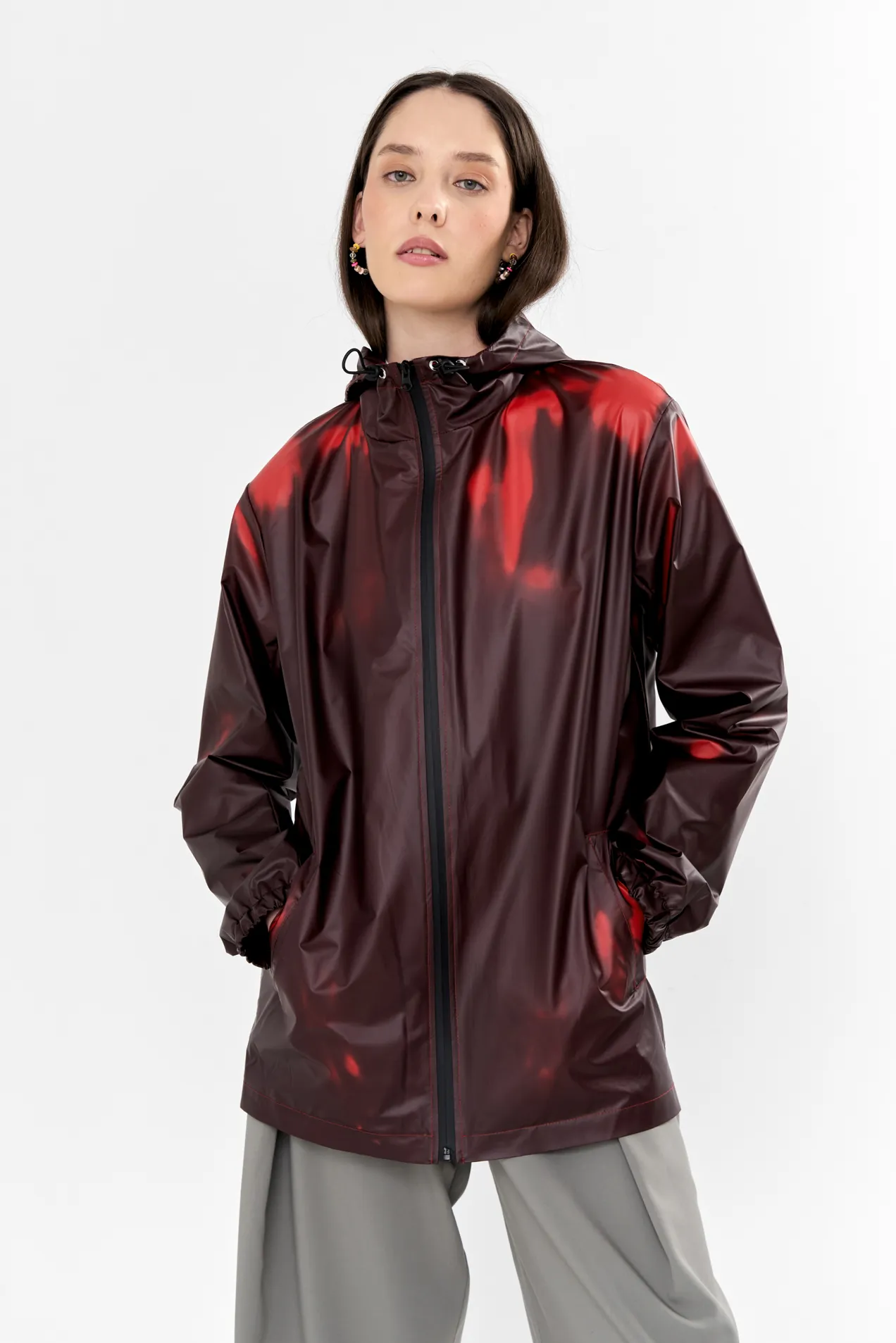 Custom thermochromic raincoat by Swag42