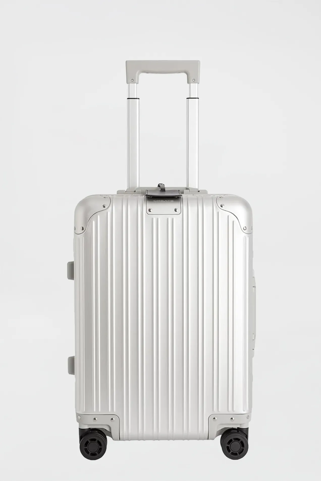 Hard-shell aluminium suitcase, M size