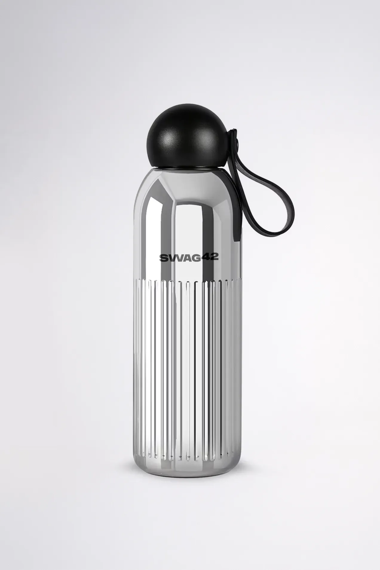Sagaform Tekla vacuum insulated bottle with straw, 500 ml
